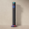 Вертикална прахосмукачка + Док станция с автоматично изпразване Dyson V10 Konical Moulded 594030-01, 150AW, 0.5 л, 60 мин, 3 режима, HEPA, Хигиенично изпразване, Без заплитане, Черен