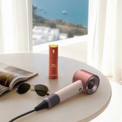 Uscаtor de pаr Dyson HD19 Travel™ 492457-01, 1220 W, 11,6 l/s, 2 viteze, 3 niveluri de temperatură, Air Multiplier, Control inteligent al caldurii, Ceramic roz/roz auriu