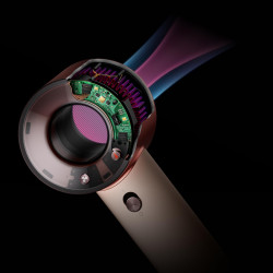 Uscаtor de pаr Dyson HD19 Travel™ 492457-01, 1220 W, 11,6 l/s, 2 viteze, 3 niveluri de temperatură, Air Multiplier, Control inteligent al caldurii, Ceramic roz/roz auriu
