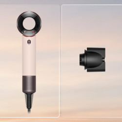 Uscаtor de pаr Dyson HD19 Travel™ 492457-01, 1220 W, 11,6 l/s, 2 viteze, 3 niveluri de temperatură, Air Multiplier, Control inteligent al caldurii, Ceramic roz/roz auriu