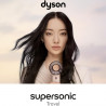 Uscаtor de pаr Dyson HD19 Travel™ 492457-01, 1220 W, 11,6 l/s, 2 viteze, 3 niveluri de temperatură, Air Multiplier, Control inteligent al caldurii, Ceramic roz/roz auriu