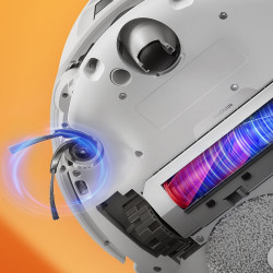 Roborock Q Revo Edge 5V1 QRES02-00 Robot Vacuum, 18,500 Pa, 5,200 mAh, 66 W, 3D LiDAR Mapping, Reactive AI, FlexiArm, Charging Station, Up to 3 Hours of Run Time, White