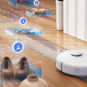 Roborock Q Revo Edge 5V1 QRES02-00 Robot Vacuum, 18,500 Pa, 5,200 mAh, 66 W, 3D LiDAR Mapping, Reactive AI, FlexiArm, Charging Station, Up to 3 Hours of Run Time, White