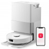 Roborock Q Revo Edge 5V1 QRES02-00 Robot Vacuum, 18,500 Pa, 5,200 mAh, 66 W, 3D LiDAR Mapping, Reactive AI, FlexiArm, Charging Station, Up to 3 Hours of Run Time, White