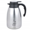 Termos de cafea pentru conferințe Kinghoff KH 2094, 2 l, pereți dubli, corp din oțel inoxidabil, inox/negru