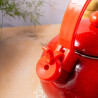 Kinghoff KH 2080 Whistling Kettle, 2 L, Enameled Interior, Induction, Red