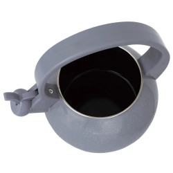 Kinghoff KH 2079 Whistling Kettle, 2 L, Enameled Interior, Induction, Gray