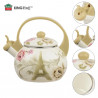Kinghoff KH 2038 Whistling Kettle, 2 L, Enameled Interior, Induction Compatible, Multicolor