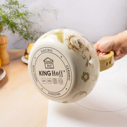 Βραστήρας με σφυρίχτρα Kinghoff KH 2038, 2 λίτρα, Εμαγιέ εσωτερικό, Για επαγωγικές εστίες, Πολύχρωμος