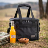 Adler AD 4540 Insulated Bag, 7 L, 5 mm foam, Inner + outer pocket, Food/drinks, Black