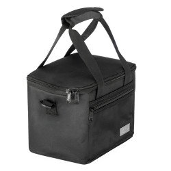 Geantă termo Adler AD 4540, 7 l, spumă de 5 mm, buzunar interior + buzunar exterior, alimente/băuturi, negru