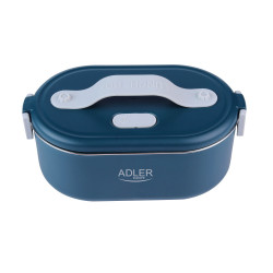 Ηλεκτρικό δοχείο φαγητού Adler AD 4522, 45 W, 0,8 λ, έως 70 °C, δοχείο από ανοξείδωτο ατσάλι, θερμοθήκη, μπλε