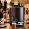 Vas electric de pasteurizare Camry CR 4537, 2600 W, 28 l, ecran LCD, 30-100 °C, menținere a temperaturii, cronometru, oțel inoxidabil, antracit/negru