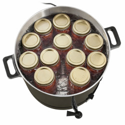 Camry CR 4537 elektromos pasztőröző edény, 2600 W, 28 l, LCD-kijelző, 30–100 °C, hőmegtartás, időzítő, rozsdamentes acél, antracit/fekete