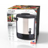 Adler AD 4538 Electric Pasteurization and Boiling Pot, 3000 W, 28 L, 30–100°C, Keep-Warm Function, Indicator Light, Stainless Steel/Black