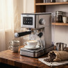 Camry CR 4389 7-in-1 Espresso Machine, 1200 W, 20 bar, 1.7 L, PID control, Touchscreen LCD panel, Cup warmer, Cold brew, Stainless steel