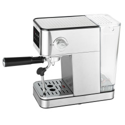 Camry CR 4389 7-in-1 eszpresszógép, 1200 W, 20 bar, 1,7 l, PID-vezérlés, érintőképernyős LCD-panel, csésze melegítő, hideg kivonás, rozsdamentes acél