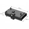 Adler AD 6617 összecsukható kettős elektromos grill, 3000 W, 180°-os kinyitás, 96×26 cm, tapadásmentes sütőlapok, 2 termosztát, zsírfogó tálca, fekete