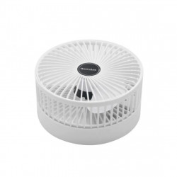 Ventilator USB NostroLux NL51760F, 4,5 W, 3 viteze, Autonomie de pana la 5 ore, Alb