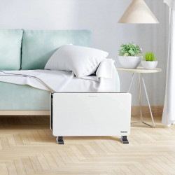 NostroLux NL51974A Wi-Fi fűtőtest, 2000W, távirányító, időzítő, LED, fehér