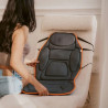 Medivon Cosy Mesh Massage Pillow/Seat, 12W, 4 zones, 5 modes, Heat, Timer, Remote Control, Black/Orange