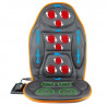 Medivon Cosy Mesh Massage Pillow/Seat, 12W, 4 zones, 5 modes, Heat, Timer, Remote Control, Black/Orange