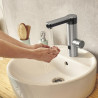 Baterie sanitara incalzire apa instant Rovus 110073326, Rotatie 120°, Incalzire rapida, Memorie de temperatura, Afisaj, Otel inoxidabil