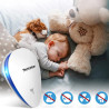 Συσκευή προστασίας από παράσιτα NostroLux NL51771A, 5 W, έως 75 m², υπερήχοι, ασφαλής για τα παιδιά, λευκό