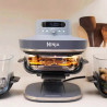 Фритюрник с горещ въздух Ninja CRISPi Pro AS101EUCY, 2050W, 2.3 + 5.7 л, 26-240°C, Max Crisp, Керамични плочи, Без PFAS, Тъмносин/сив