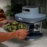 Ninja CRISPi Pro AS101EUCY Hot Air Fryer, 2050W, 2.3 + 5.7 L, 26–240°C, Max Crisp, Ceramic Plates, PFAS-Free, Dark blue/gray