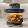 Ninja CRISPi Pro AS101EUCY Hot Air Fryer, 2050W, 2.3 + 5.7 L, 26–240°C, Max Crisp, Ceramic Plates, PFAS-Free, Dark blue/gray
