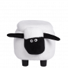 Детска табуретка с ракла - бяла овца