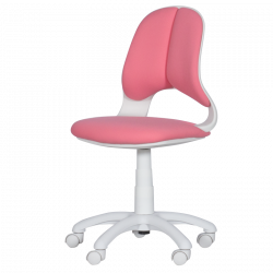 Детски стол Carmen 6017-2, До 70 кг, Колелца, Газов амортисьор, Розов