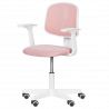 Детски стол Carmen 6014 3520064, До 70 кг, Мрежеста облегалка, Колелца, Розов
