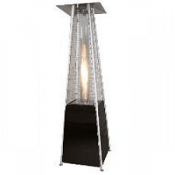Elite ODRGH-1376BL Gas Heater, 13 kW, Powder-Coated Steel, Safety Guard, Black