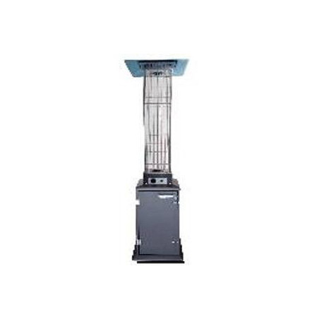 Elite ODRGH-1368 Gas Heater, 12.5 kW, Powder-Coated Steel, Safety Grill, Black
