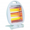 Elite EQH-06 Quartz Heater, 800W, 2 Settings, Tip-Over Protection, White