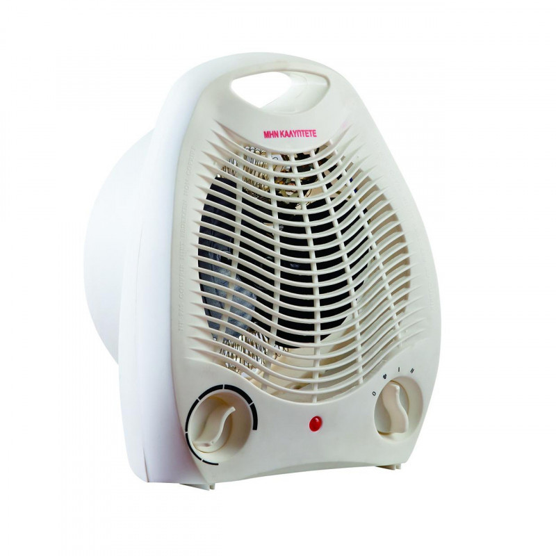 ELITE EFH-1384 Fan Heater, 2000W, Overheat Protection, Cool, Warm, and Hot Air Settings, White