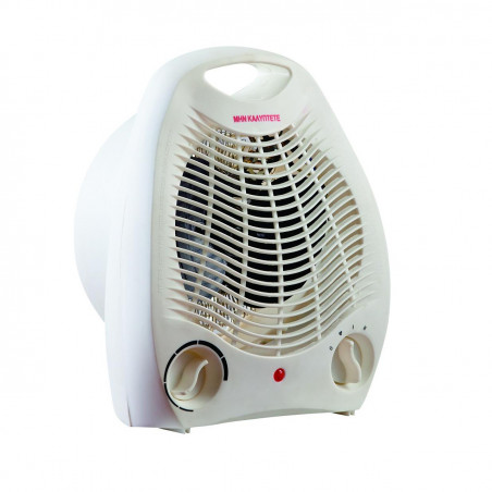 ELITE EFH-1384 ventilátoros fűtőtest, 2000 W, túlmelegedés elleni védelem, hideg, meleg és forró levegő üzemmódok, fehér
