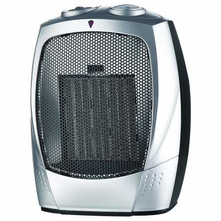 Lamarque LCH-3327 ventilátoros kerámia kályha, 1500 W, 2 fokozat, túlmelegedés elleni védelem, ezüst színű