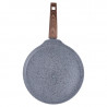 Galileo Carrara SChef 2191315 palacsintasütő, 28 cm, 5 réteg, kerámia bevonat, PFAS- és PTFE-mentes, indukciós, világos gránit/barna