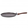 Galileo Dakota SChef 5916655 Pancake Pan, 28 cm, Nonstick, PFOA- and Nickel-Free, Induction-Ready, Dark Granite/Brown