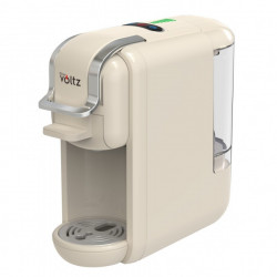 Oliver Voltz OV51171P8R 8-in-1 eszpresszógép őrölt kávéhoz és kapszulákhoz, 1450 W, 19 bar, 0,6 l, 5 adapter, 7 mennyiségi beállítási szint, krém