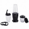 Crown CTB-1000 turmixgép, 300 W, 4 penge, 3 fedeles pohár – 300/480/540 ml, Pulse funkció, fekete