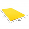 Kesper 30150 Professional Poultry Cutting Board, HACCP Standard, Gastronorm 1/1, Heat-Resistant up to 95°C, Non-Slip Feet, Blade-Friendly Surface, Yellow