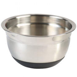 Bol de inox cu capac Kesper 90826, 4,5 l, 26 cm, otel inoxidabil, scala de masurare, margine larga, fund antiderapant, inox