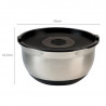 Kesper 90826 Mixing Bowl, 4.5 L, 18 cm, Stainless Steel, Measurement Scale, Wide Rim, Non-Slip Bottom, Inox