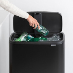 Használt: Кош за смет Brabantia Bo Touch Hi 60L, Matt Black