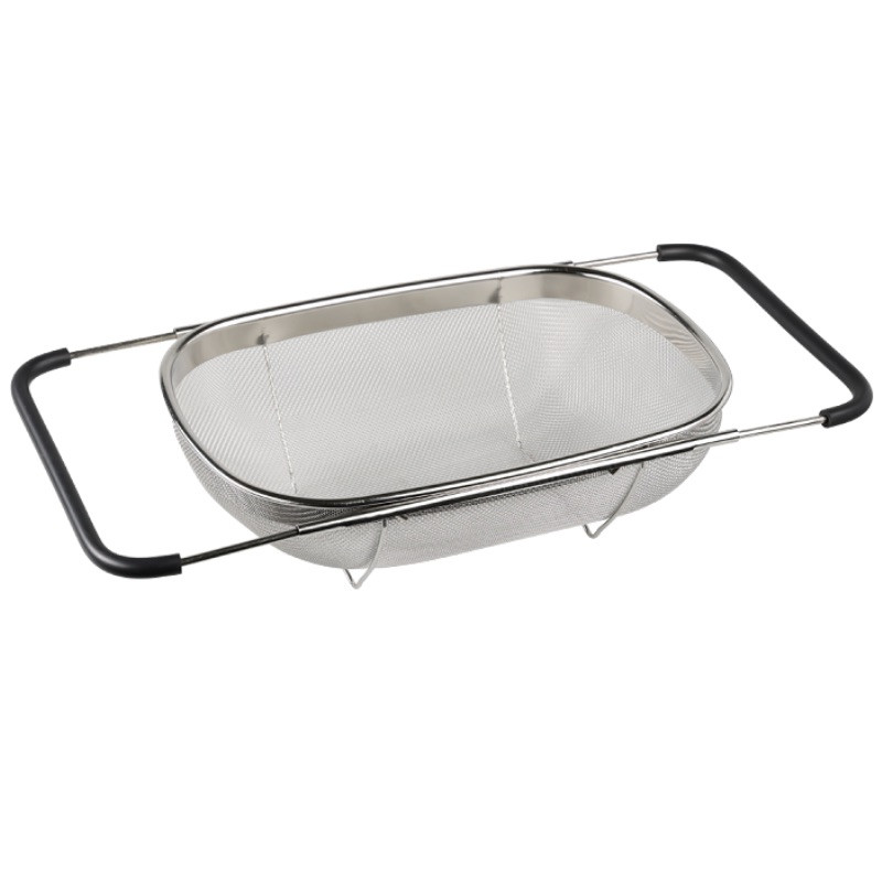 Kesper 90940 rugalmas mosogatószűrő, 36,5–55 cm, rozsdamentes acél, ezüst színű