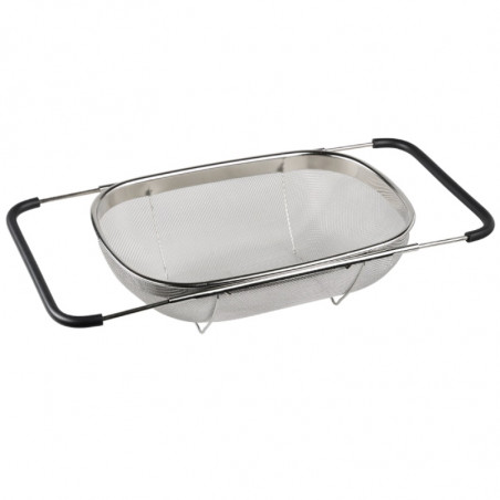 Kesper 90940 rugalmas mosogatószűrő, 36,5–55 cm, rozsdamentes acél, ezüst színű